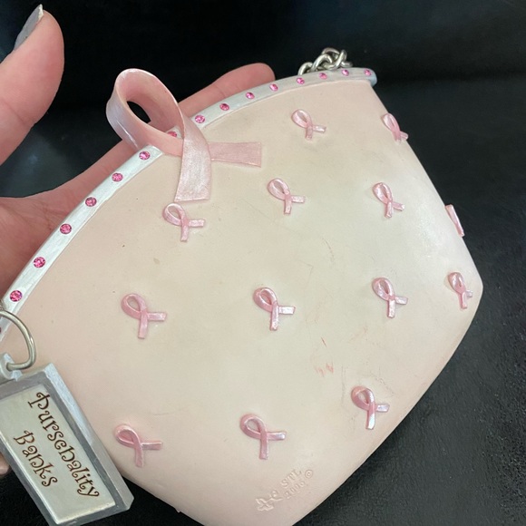 Pink Ribbon Piggy Bank - Picture 3 of 3